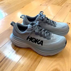 HOKA bondi 8 size US7.5M grey